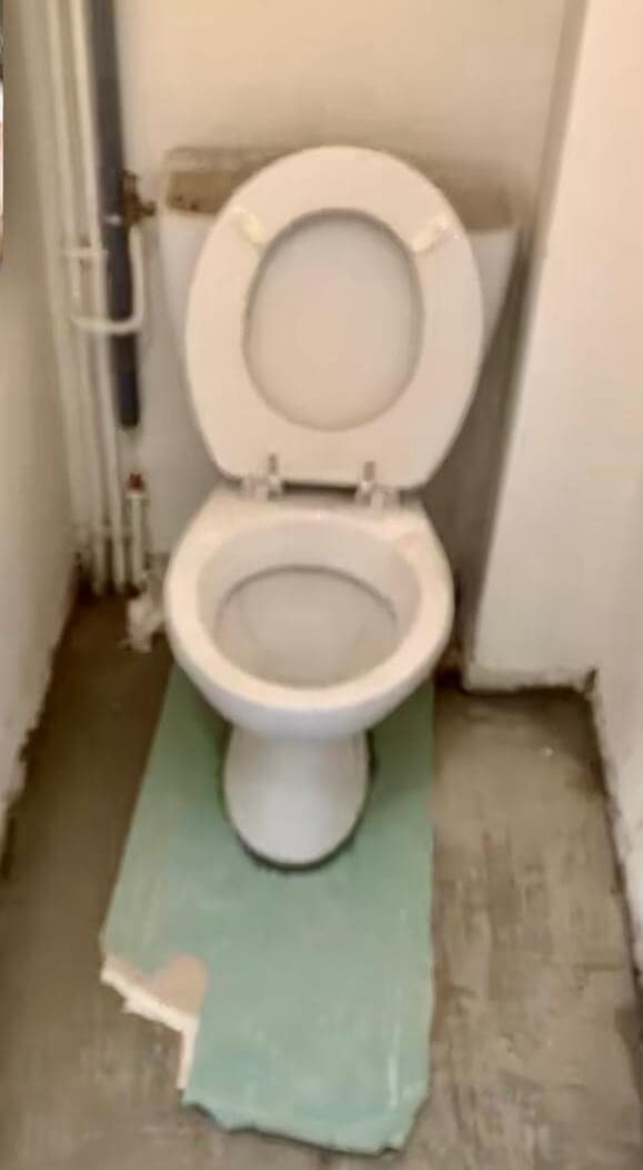 Installation WC - Avant